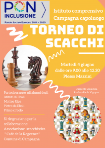 Locandina torneo di scacchi